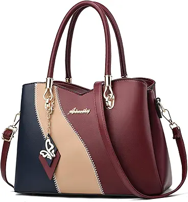 Purses and Handbags for Women Tote PU Leather Ladies Satchel Top Handle Crossbody Shoulder Bag | PU Leather, Ladies, Top Handle, Crossbody
